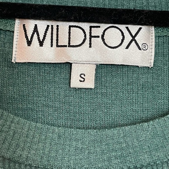 New Wildfox We The Unwilling Statement Crew Neck Boyfriend Tee Green Size Small - Picture 6 of 9